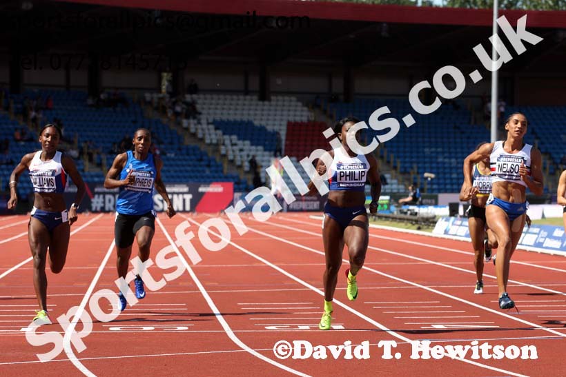 Womens 100 metres, World Championship Teamm Trials, Alexander Stadium, Birmingham